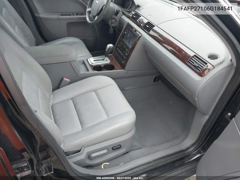 2006 Ford Five Hundred Sel VIN: 1FAFP27106G184541 Lot: 42592306