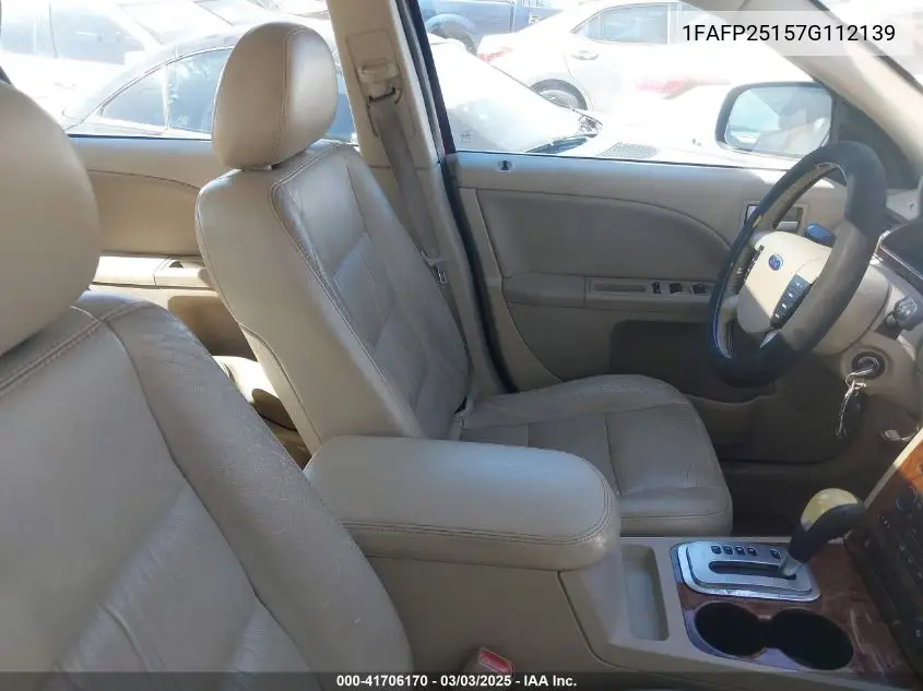 2007 Ford Five Hundred Limited VIN: 1FAFP25157G112139 Lot: 41706170
