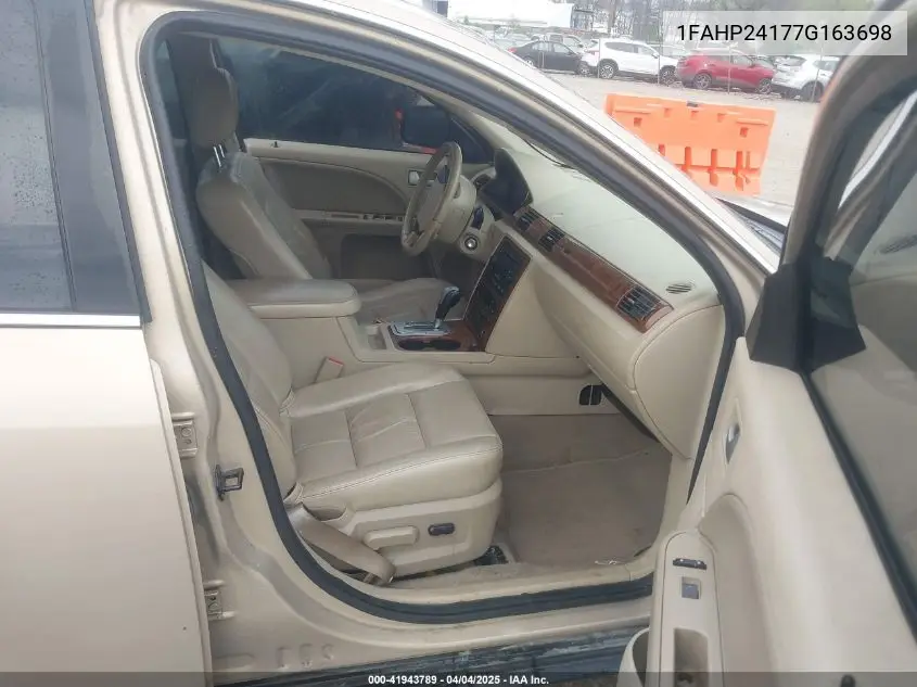 2007 Ford Five Hundred Sel VIN: 1FAHP24177G163698 Lot: 41943789