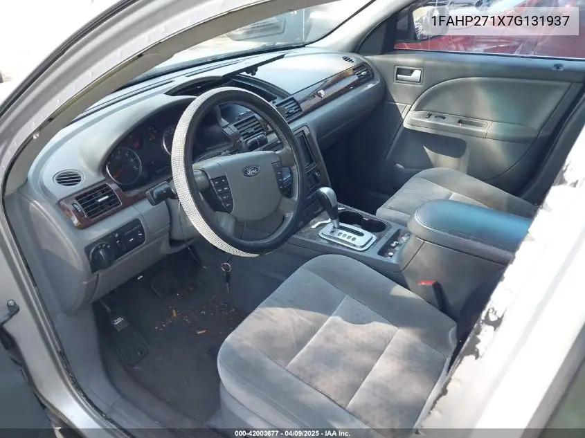2007 Ford Five Hundred Sel VIN: 1FAHP271X7G131937 Lot: 42003677