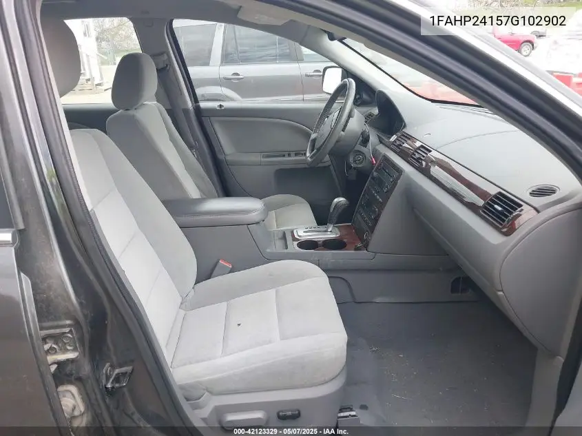2007 Ford Five Hundred Sel VIN: 1FAHP24157G102902 Lot: 42123329