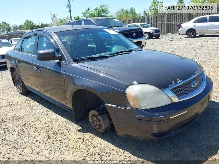 2007 Ford Five Hundred Sel VIN: 1FAHP27197G132805 Lot: 42140296