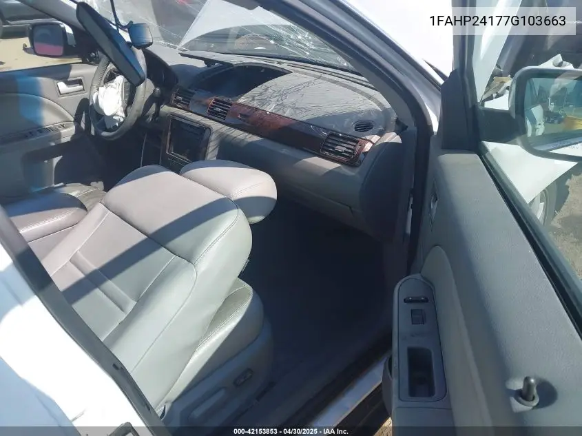 2007 Ford Five Hundred Sel VIN: 1FAHP24177G103663 Lot: 42153853