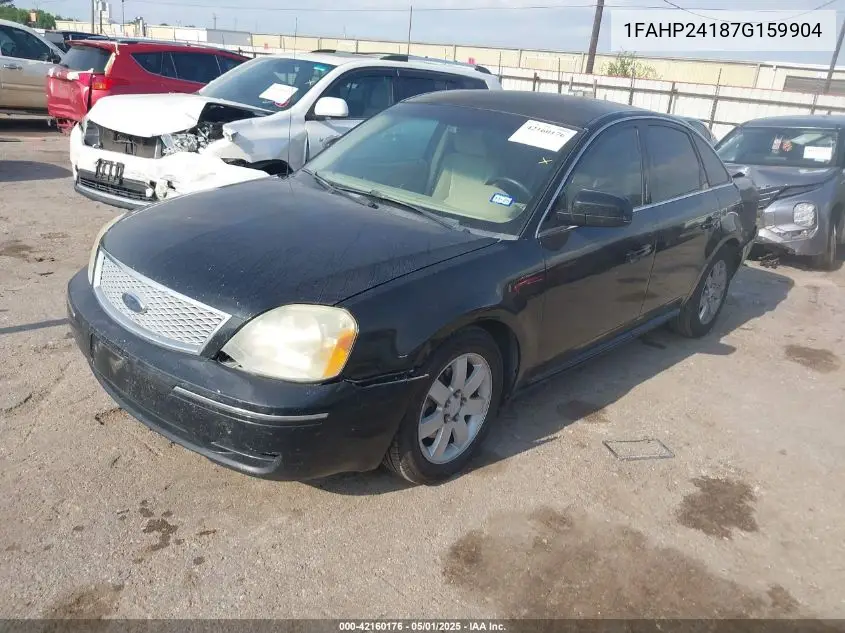 2007 Ford Five Hundred Sel VIN: 1FAHP24187G159904 Lot: 42160176