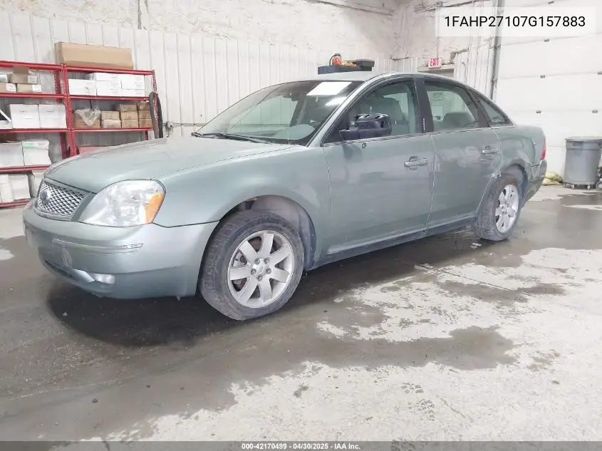 2007 Ford Five Hundred Sel VIN: 1FAHP27107G157883 Lot: 42170499