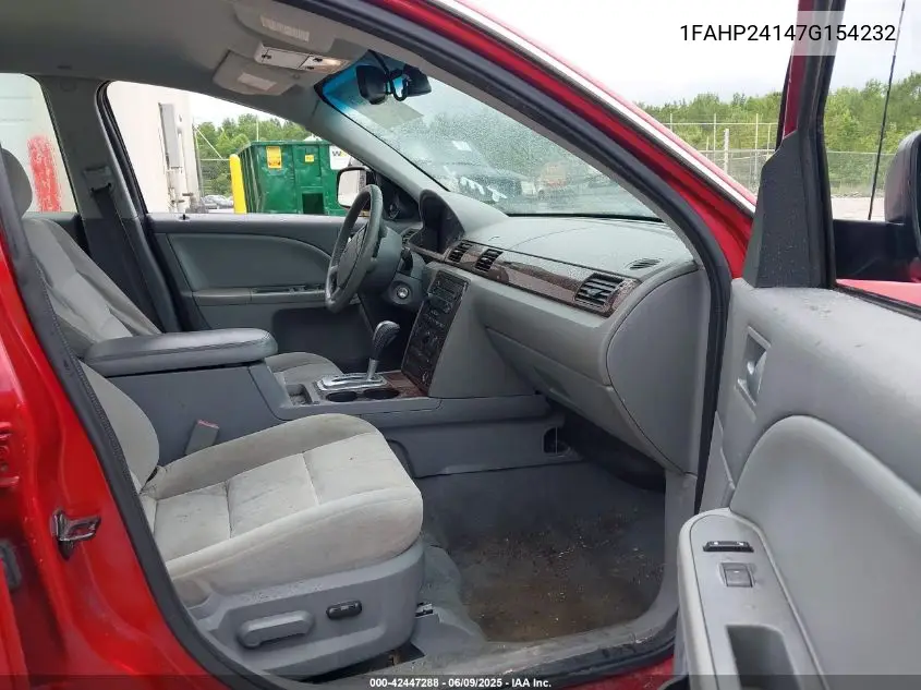 2007 Ford Five Hundred Sel VIN: 1FAHP24147G154232 Lot: 42447288