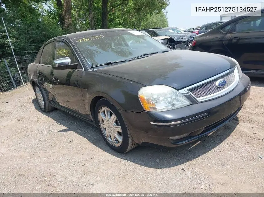 2007 Ford Five Hundred Limited VIN: 1FAHP25127G134527 Lot: 42480300
