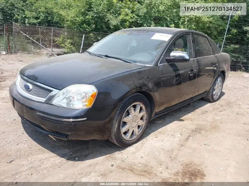 2007 Ford Five Hundred Limited VIN: 1FAHP25127G134527 Lot: 42480300