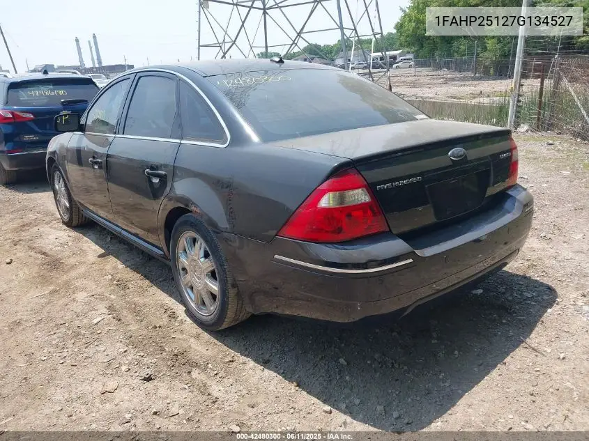 2007 Ford Five Hundred Limited VIN: 1FAHP25127G134527 Lot: 42480300