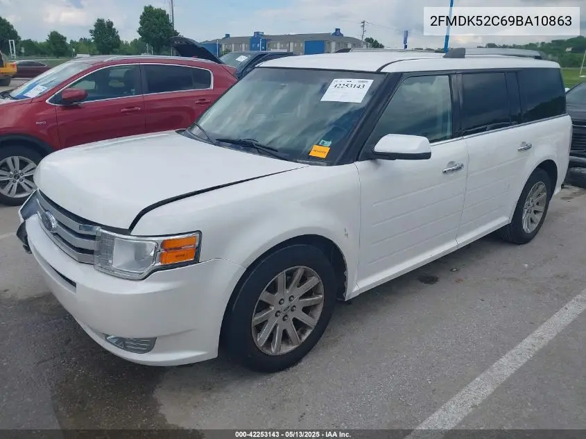 2009 Ford Flex Sel VIN: 2FMDK52C69BA10863 Lot: 42253143