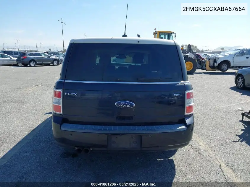 2010 Ford Flex Sel VIN: 2FMGK5CCXABA67664 Lot: 41861206
