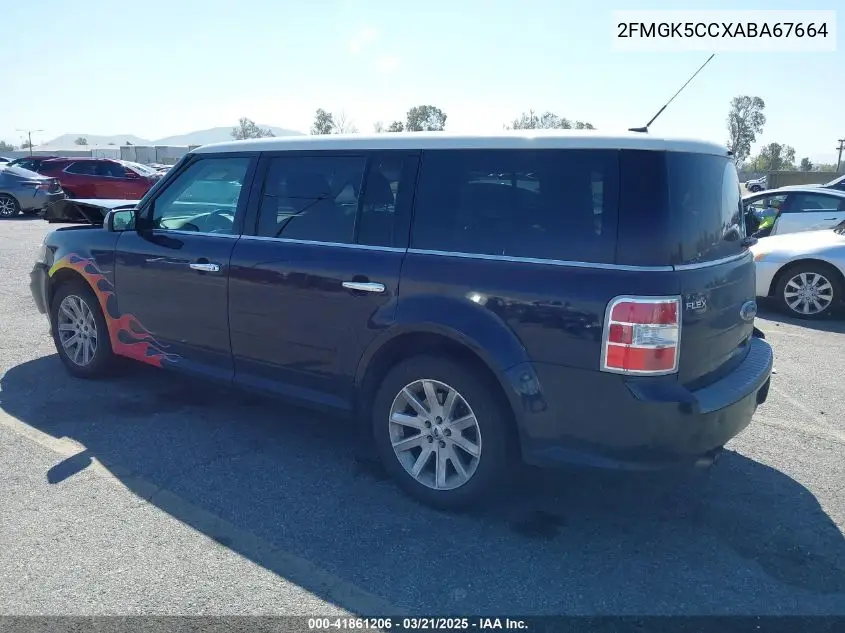 2010 Ford Flex Sel VIN: 2FMGK5CCXABA67664 Lot: 41861206