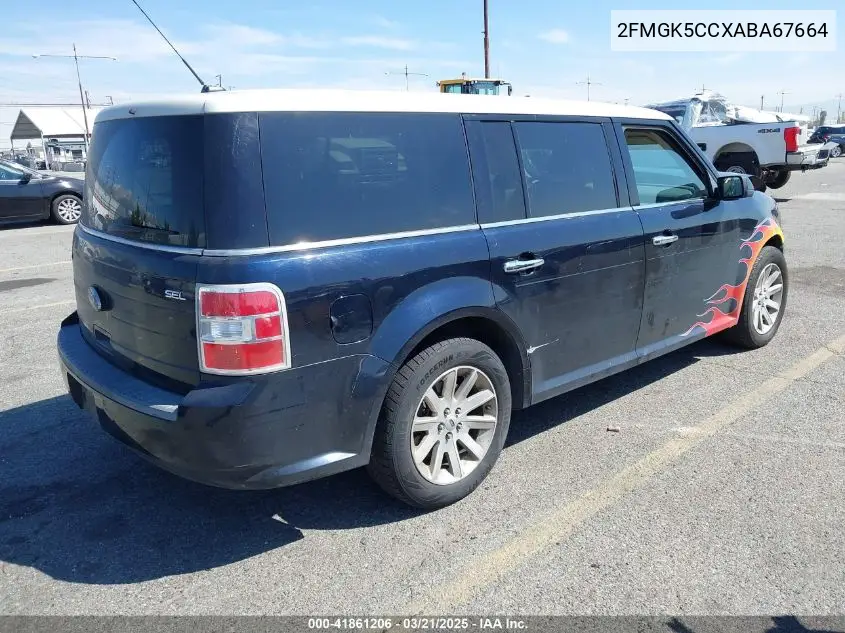 2010 Ford Flex Sel VIN: 2FMGK5CCXABA67664 Lot: 41861206