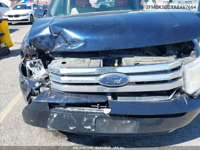 2010 Ford Flex Sel VIN: 2FMGK5CCXABA67664 Lot: 41861206
