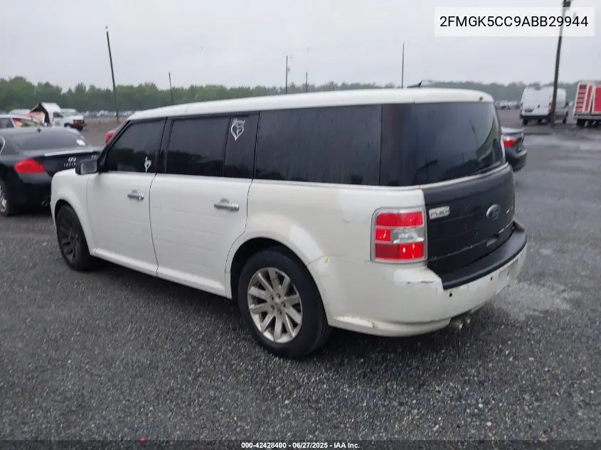 2010 Ford Flex Sel VIN: 2FMGK5CC9ABB29944 Lot: 42428400
