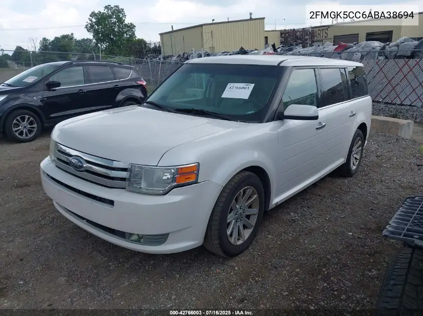 2010 Ford Flex Sel VIN: 2FMGK5CC6ABA38694 Lot: 42766003
