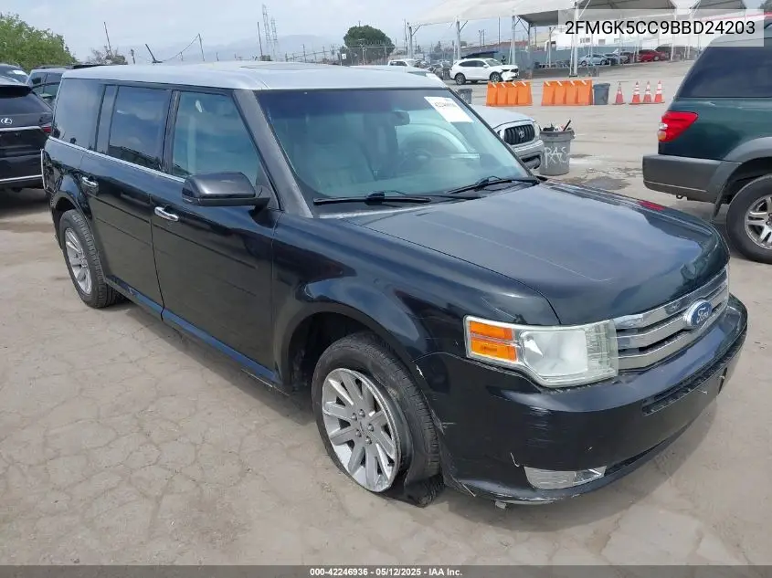 2FMGK5CC9BBD24203 2011 Ford Flex Sel