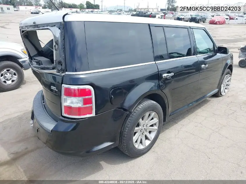 2FMGK5CC9BBD24203 2011 Ford Flex Sel