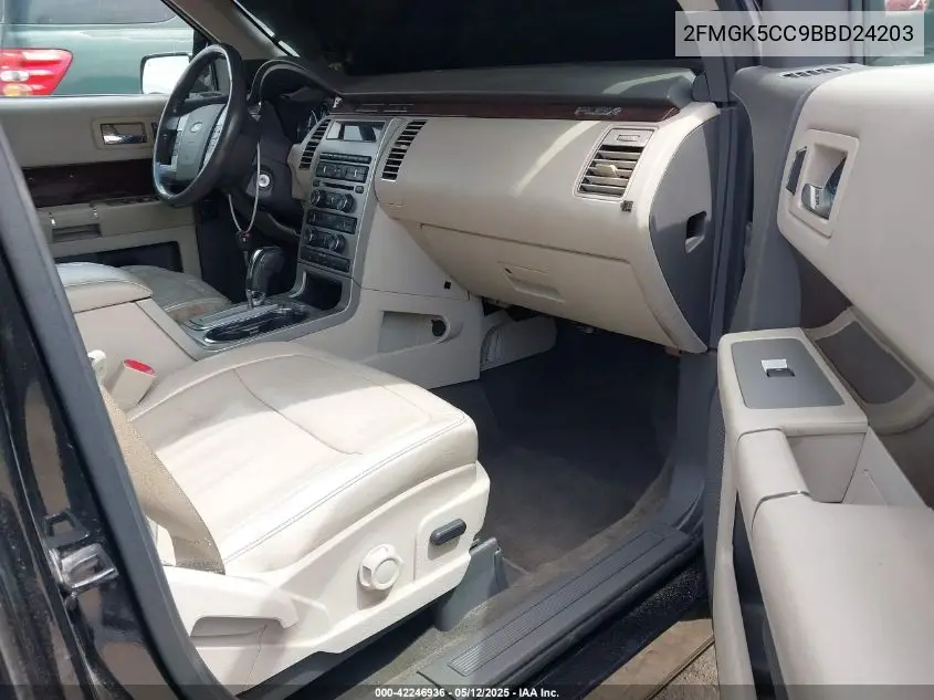 2FMGK5CC9BBD24203 2011 Ford Flex Sel
