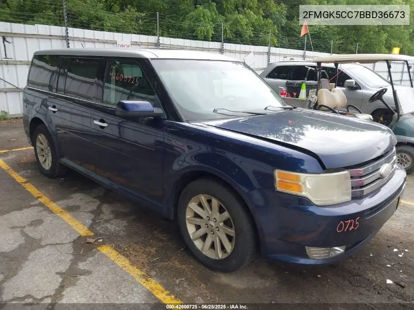 2011 Ford Flex Sel VIN: 2FMGK5CC7BBD36673 Lot: 42600725
