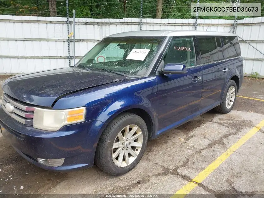 2011 Ford Flex Sel VIN: 2FMGK5CC7BBD36673 Lot: 42600725
