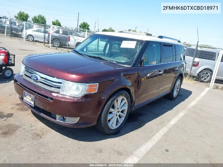 2012 Ford Flex Limited VIN: 2FMHK6DTXCBD18971 Lot: 42596279