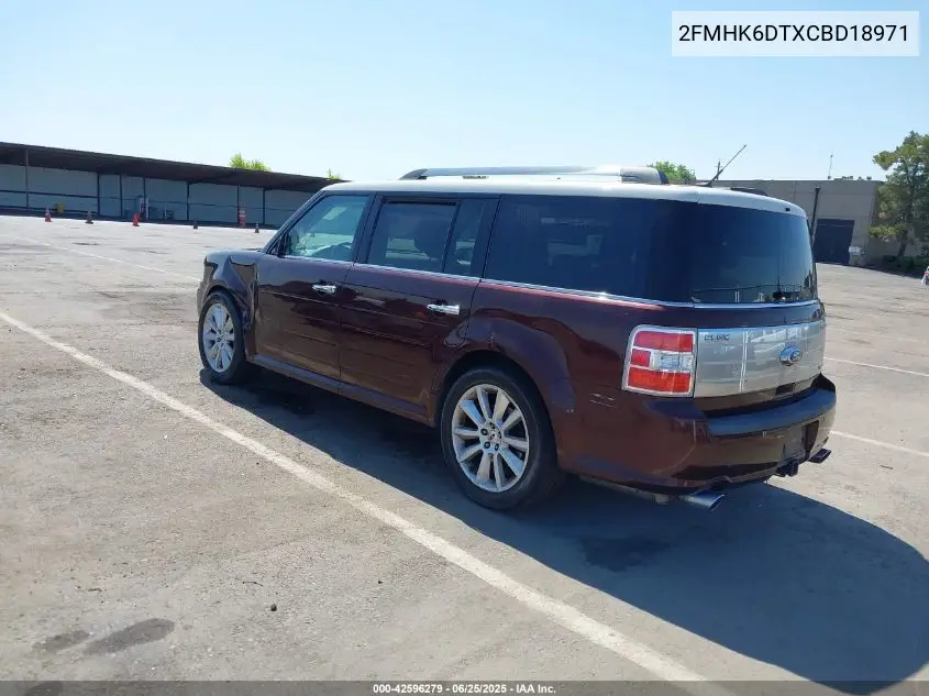 2012 Ford Flex Limited VIN: 2FMHK6DTXCBD18971 Lot: 42596279