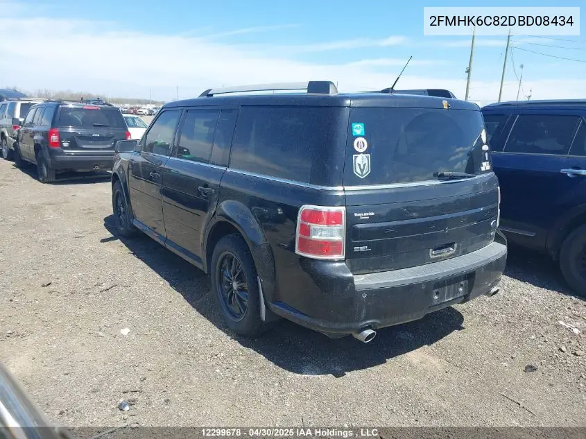 2013 Ford Flex Sel VIN: 2FMHK6C82DBD08434 Lot: 12299678
