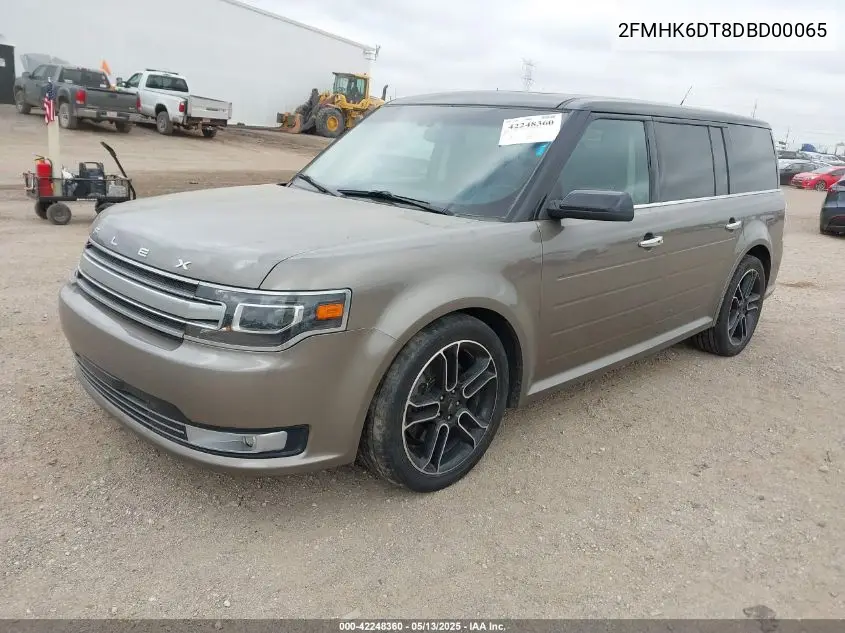 2013 Ford Flex Limited VIN: 2FMHK6DT8DBD00065 Lot: 42248360