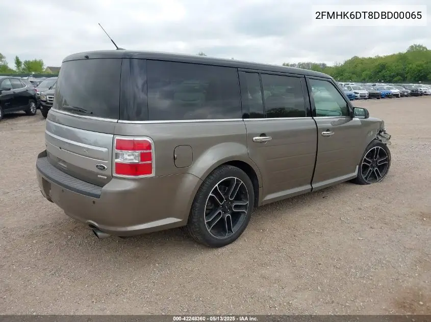 2013 Ford Flex Limited VIN: 2FMHK6DT8DBD00065 Lot: 42248360