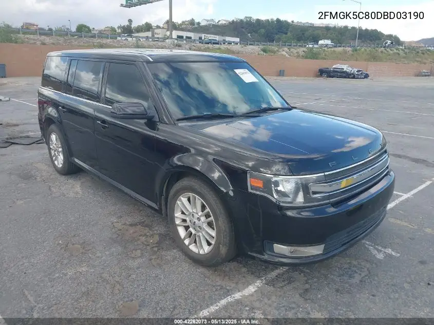 2013 Ford Flex Sel VIN: 2FMGK5C80DBD03190 Lot: 42262073