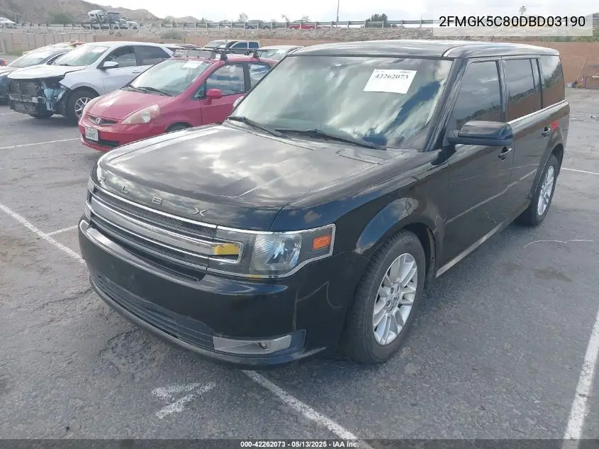 2013 Ford Flex Sel VIN: 2FMGK5C80DBD03190 Lot: 42262073