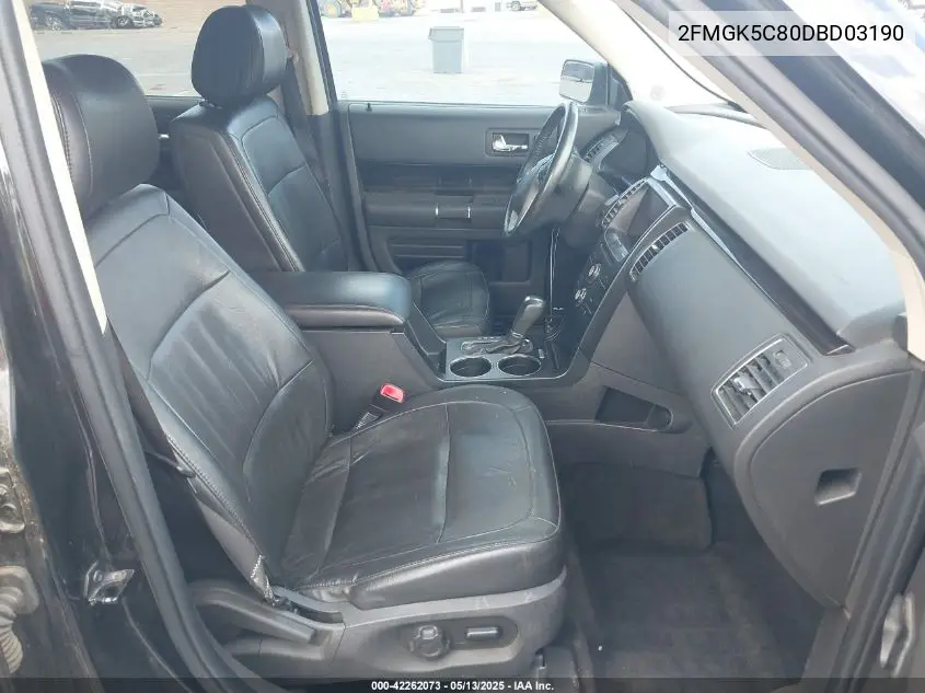 2013 Ford Flex Sel VIN: 2FMGK5C80DBD03190 Lot: 42262073