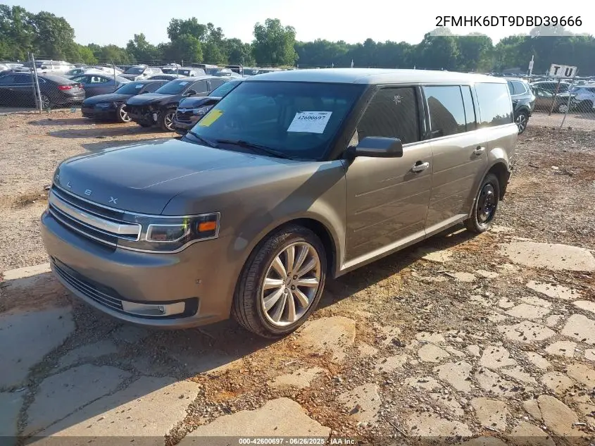 2013 Ford Flex Limited VIN: 2FMHK6DT9DBD39666 Lot: 42600697