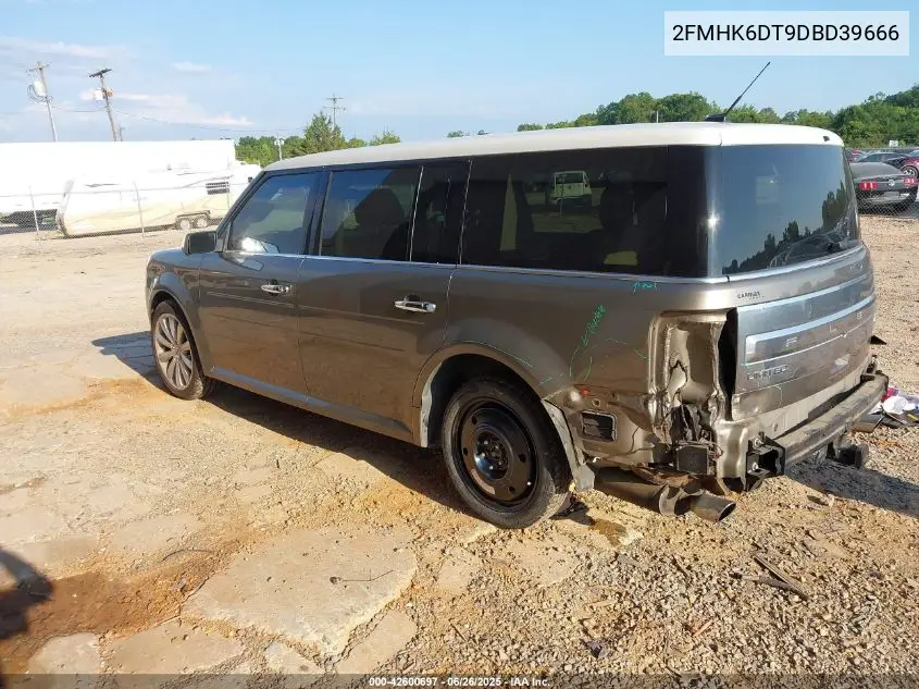 2013 Ford Flex Limited VIN: 2FMHK6DT9DBD39666 Lot: 42600697