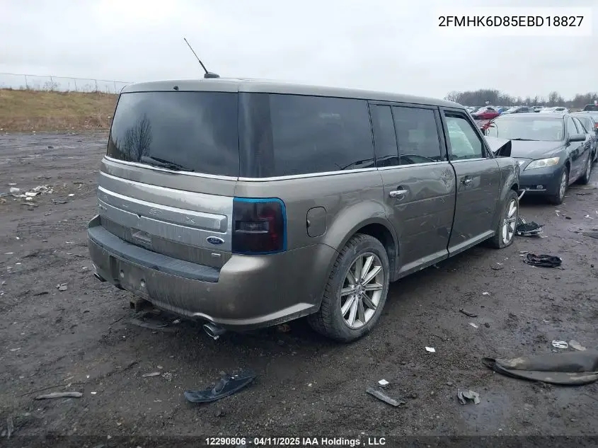 2014 Ford Flex Limited VIN: 2FMHK6D85EBD18827 Lot: 12290806