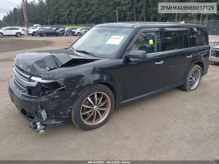 2014 Ford Flex Limited VIN: 2FMHK6D89EBD17129 Lot: 42195301