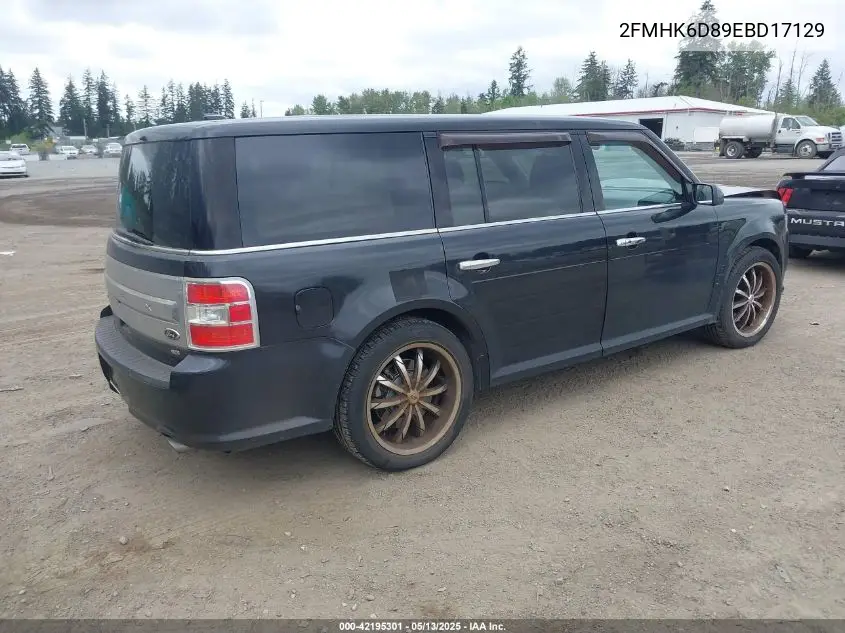 2014 Ford Flex Limited VIN: 2FMHK6D89EBD17129 Lot: 42195301