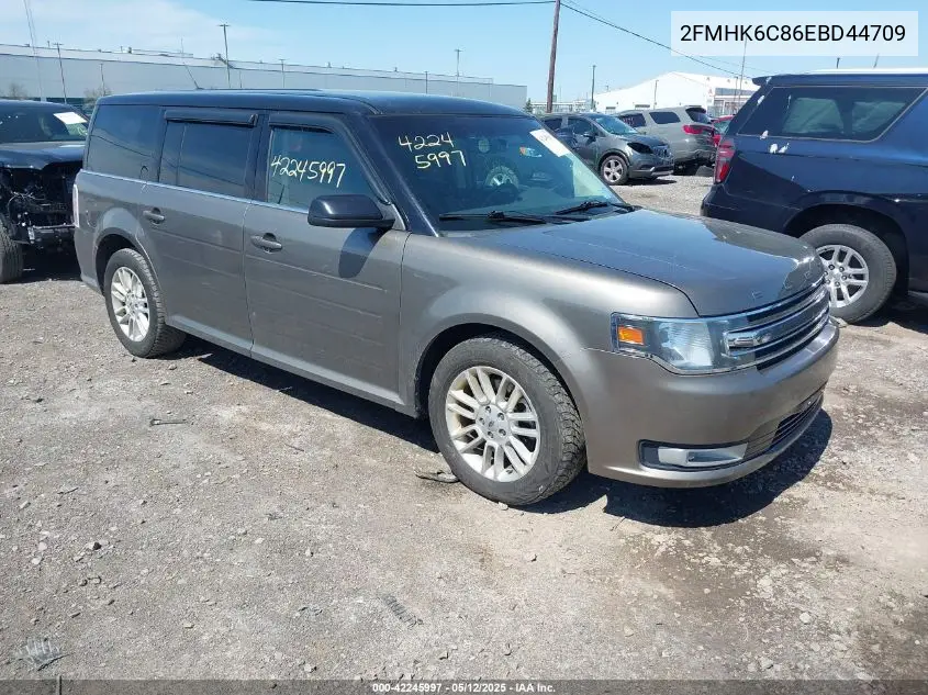 2014 Ford Flex Sel VIN: 2FMHK6C86EBD44709 Lot: 42245997