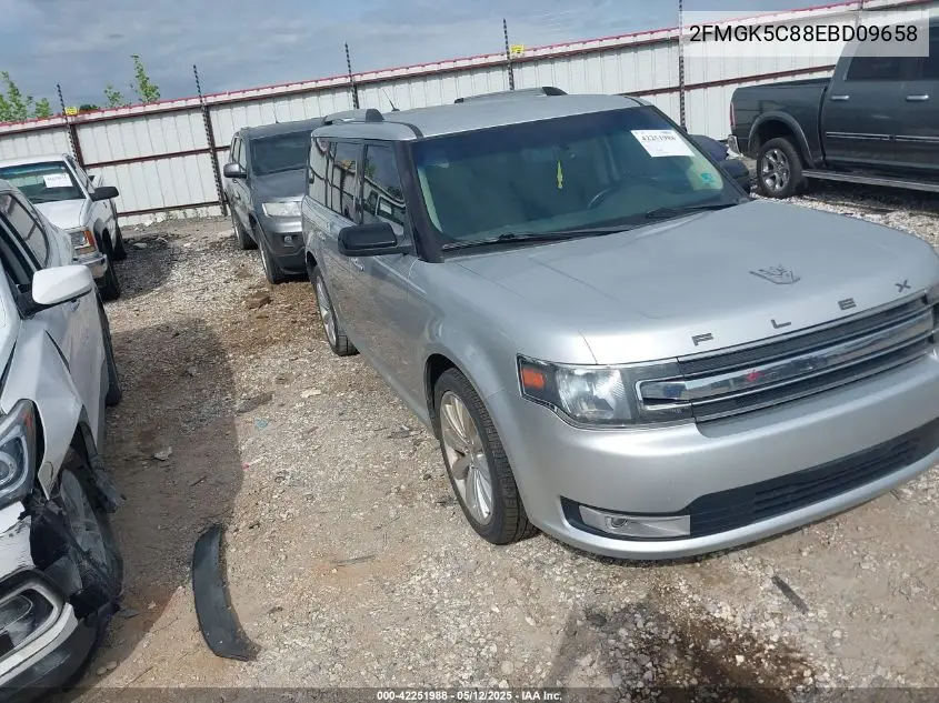 2014 Ford Flex Sel VIN: 2FMGK5C88EBD09658 Lot: 42251988