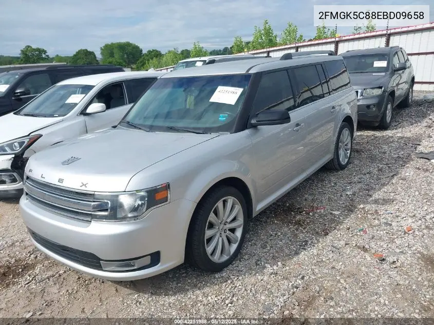 2014 Ford Flex Sel VIN: 2FMGK5C88EBD09658 Lot: 42251988