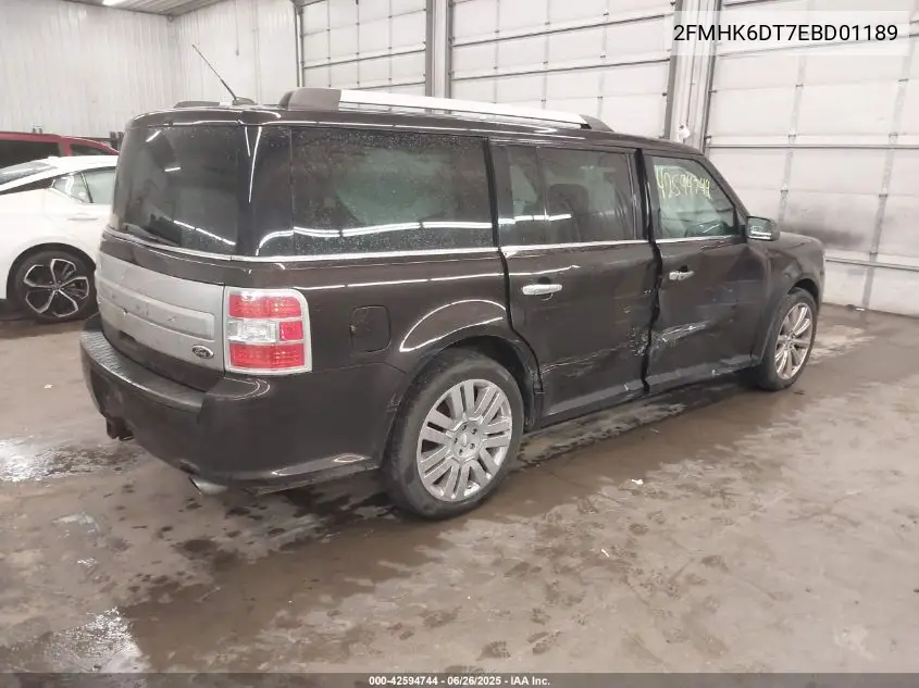 2014 Ford Flex Limited VIN: 2FMHK6DT7EBD01189 Lot: 42594744