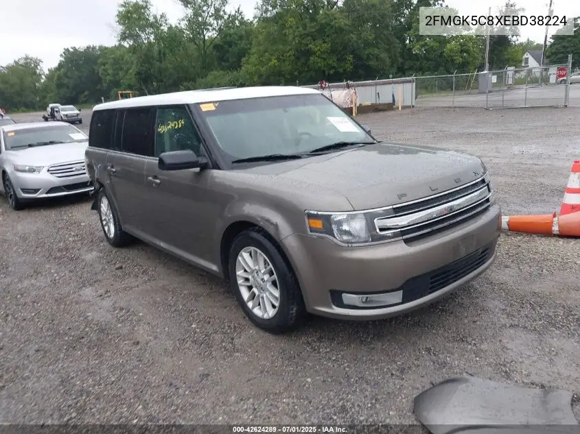 2014 Ford Flex Sel VIN: 2FMGK5C8XEBD38224 Lot: 42624289