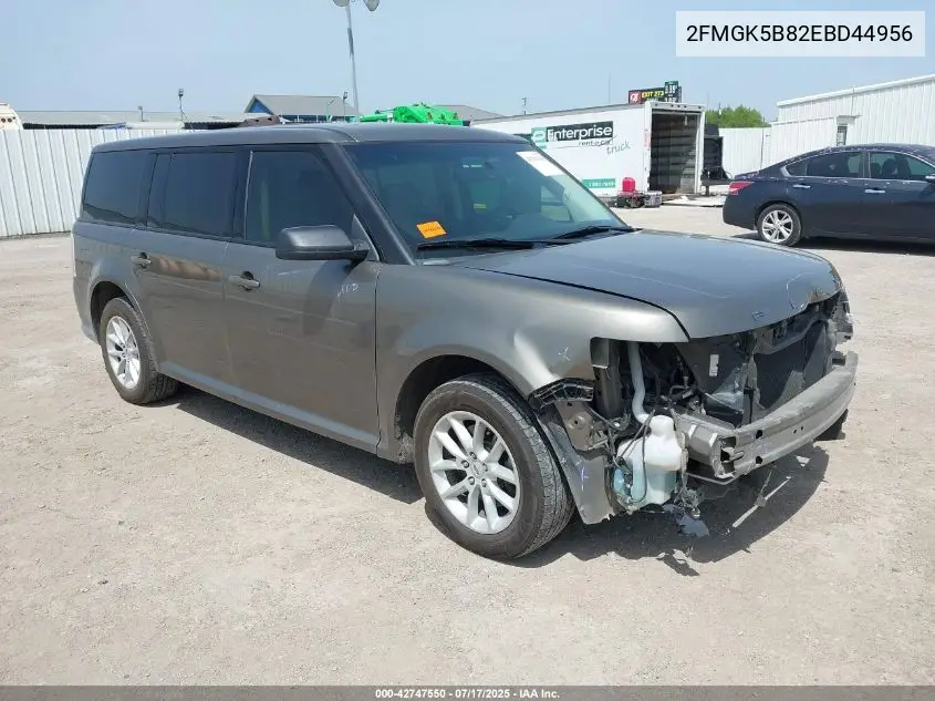 2014 Ford Flex Se VIN: 2FMGK5B82EBD44956 Lot: 42747550