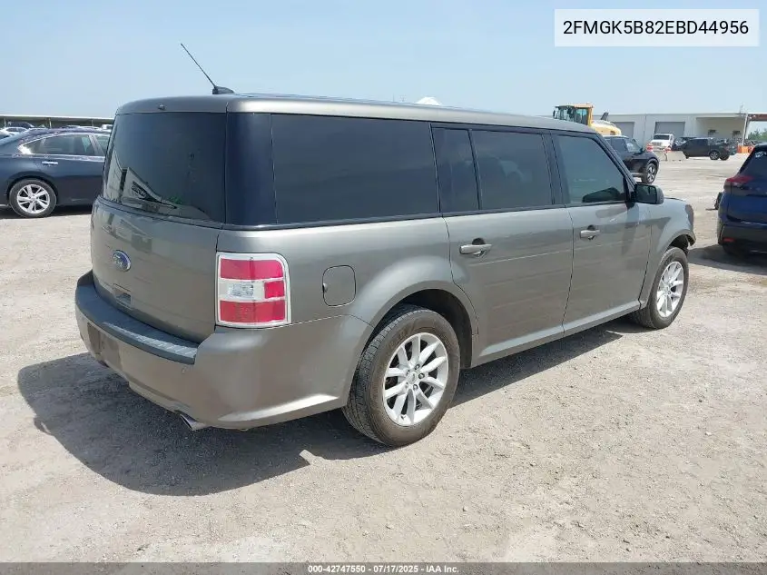 2014 Ford Flex Se VIN: 2FMGK5B82EBD44956 Lot: 42747550