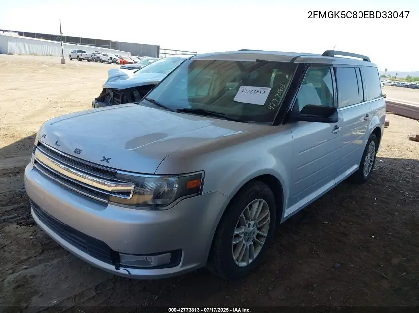 2014 Ford Flex Sel VIN: 2FMGK5C80EBD33047 Lot: 42773813
