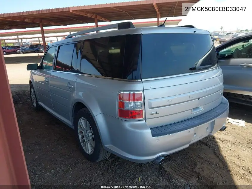 2014 Ford Flex Sel VIN: 2FMGK5C80EBD33047 Lot: 42773813