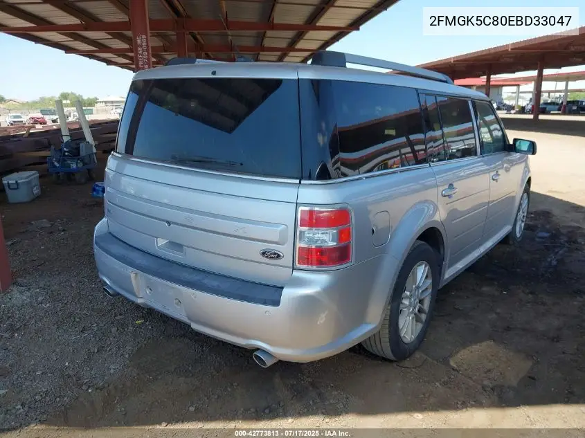 2014 Ford Flex Sel VIN: 2FMGK5C80EBD33047 Lot: 42773813