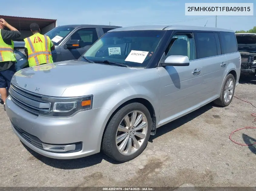 2015 Ford Flex Limited VIN: 2FMHK6DT1FBA09815 Lot: 42021976