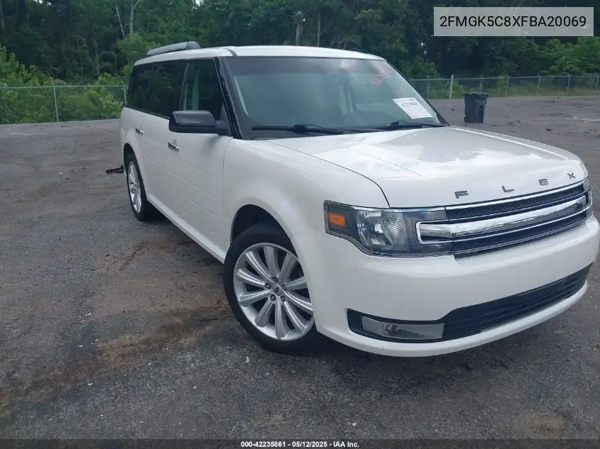 2015 Ford Flex Sel VIN: 2FMGK5C8XFBA20069 Lot: 42235861